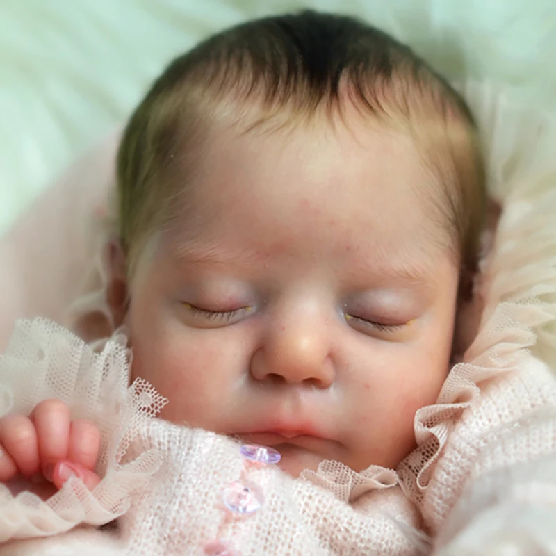 Комплект кукол реборн неваех 17 дюймов незакрашенная Мягкая кукла Lifeike с тканевым