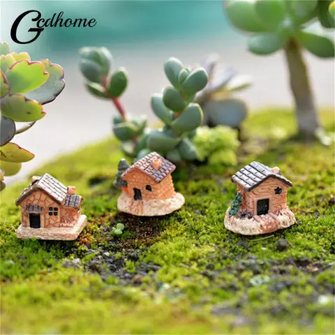 3 шт. мини-домики GCDHome из смолы