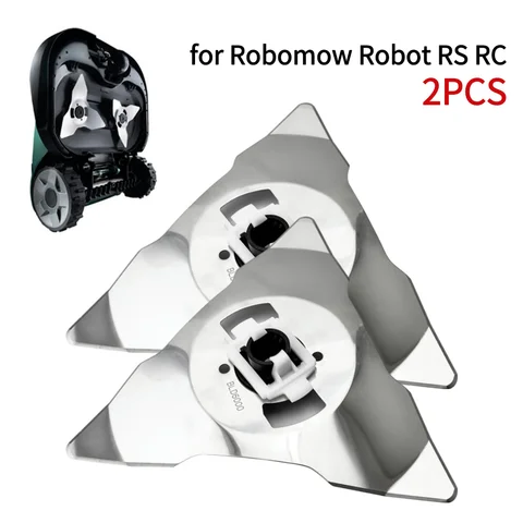 2 шт., автоматические движущиеся детали робота, автоматическая газонокосилка, садовые инструменты, часть из нержавеющей стали для робота Robomow RC312 RS635