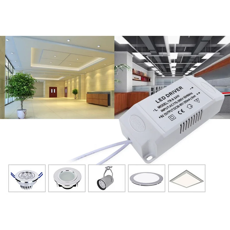 LED Driver Electronic Transformer 12-24W/24-36W/36-50W Constant Current LED Driver Can Be UsedFor Ceiling Light Panel Light