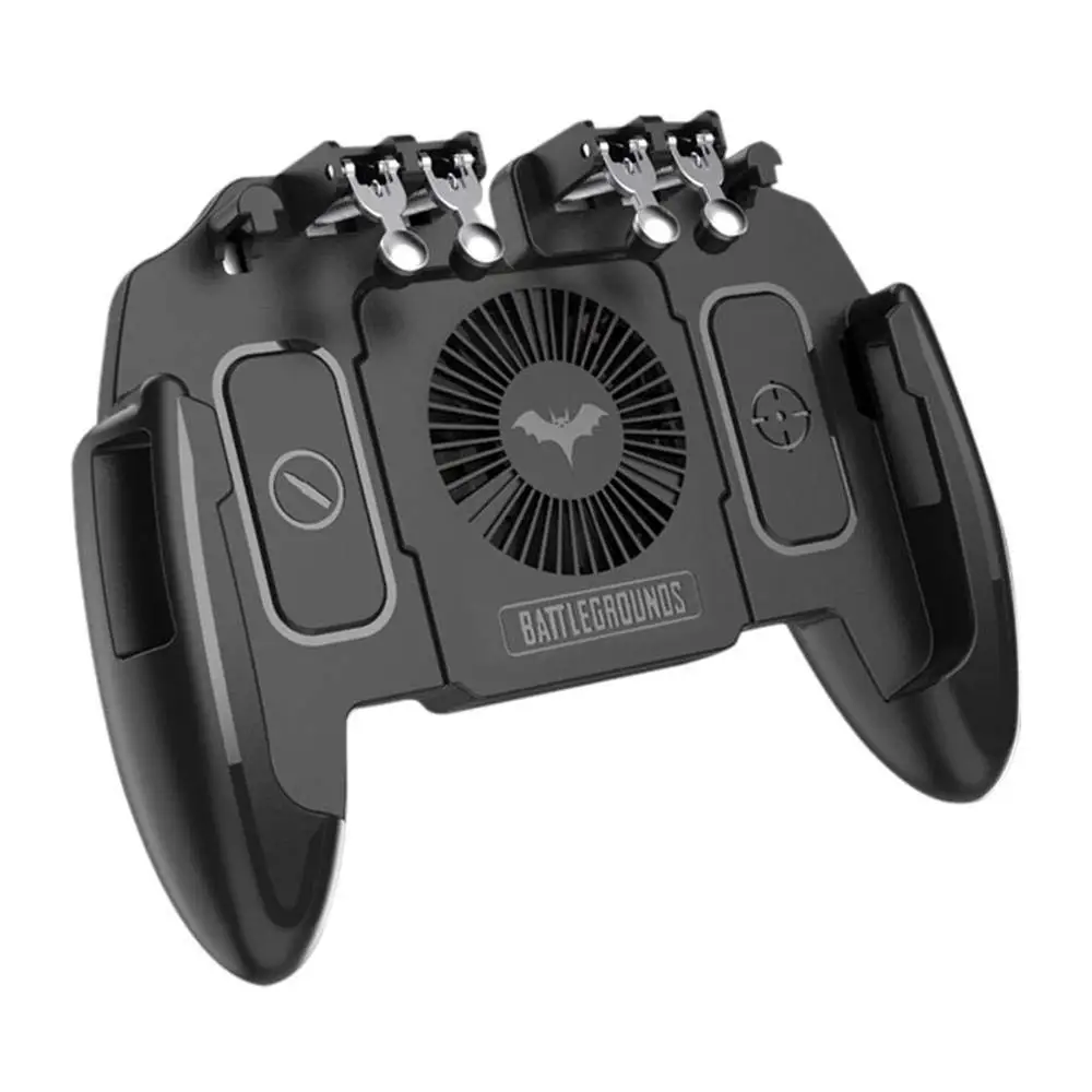 

Pubg Game Controller L1 R1 Shooter Six Finger L1r1 Trigger Gamepad Gamepad Cooling Fan Turnover Butto M11 Joystick Game Pad