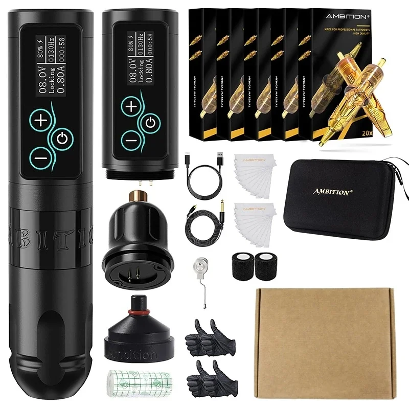 Картридж и аксессуар для тату-машинки 2400 мАч