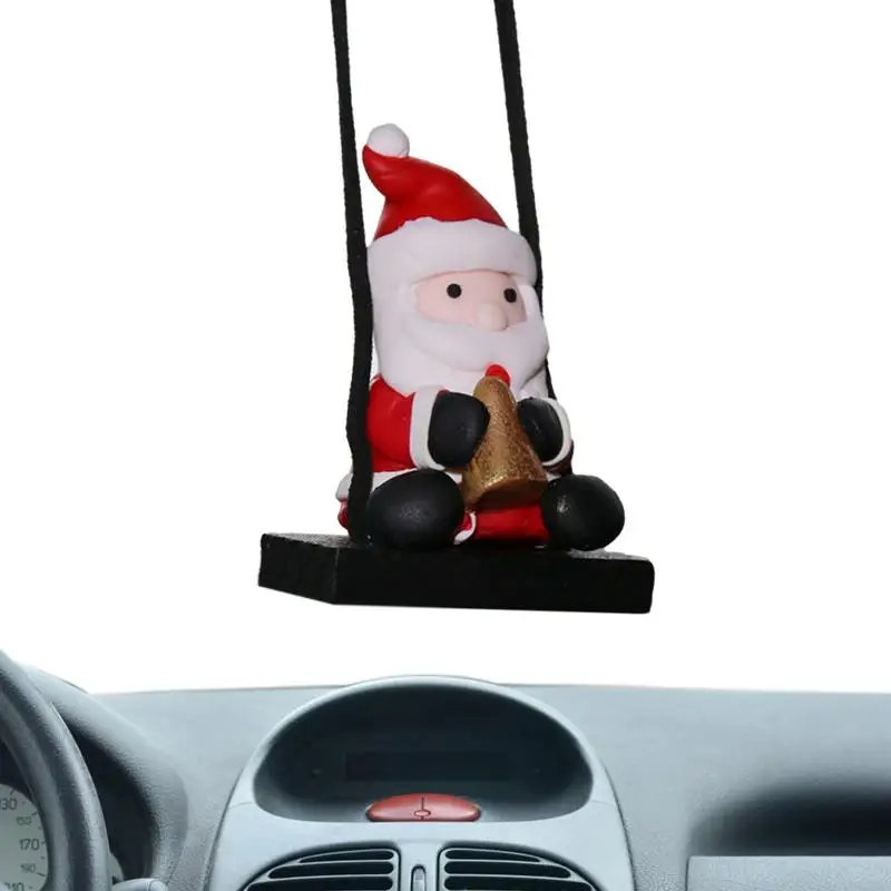 

Автомобильные подвесные украшения, рождественские автомобильные зеркальные подвесные аксессуары, Автомобильные украшения Санта-Клауса