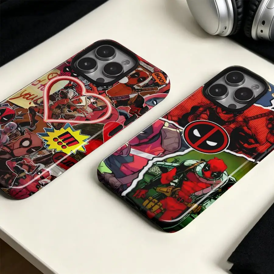 Фото Чехол для телефона Apple iPhone 17 14 Air 11 XS XR 13 16 Pro Max 16e 12 15 Plus, мягкий чехол-накладка Clever Deadpool №4