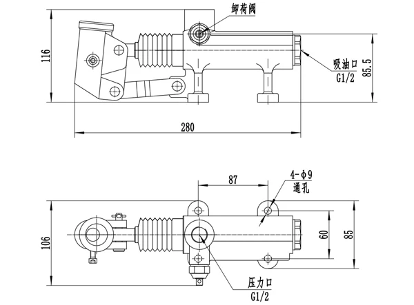 Фото Ручной насос YPM-50-H: Источник энергии для гидравлической системы №4