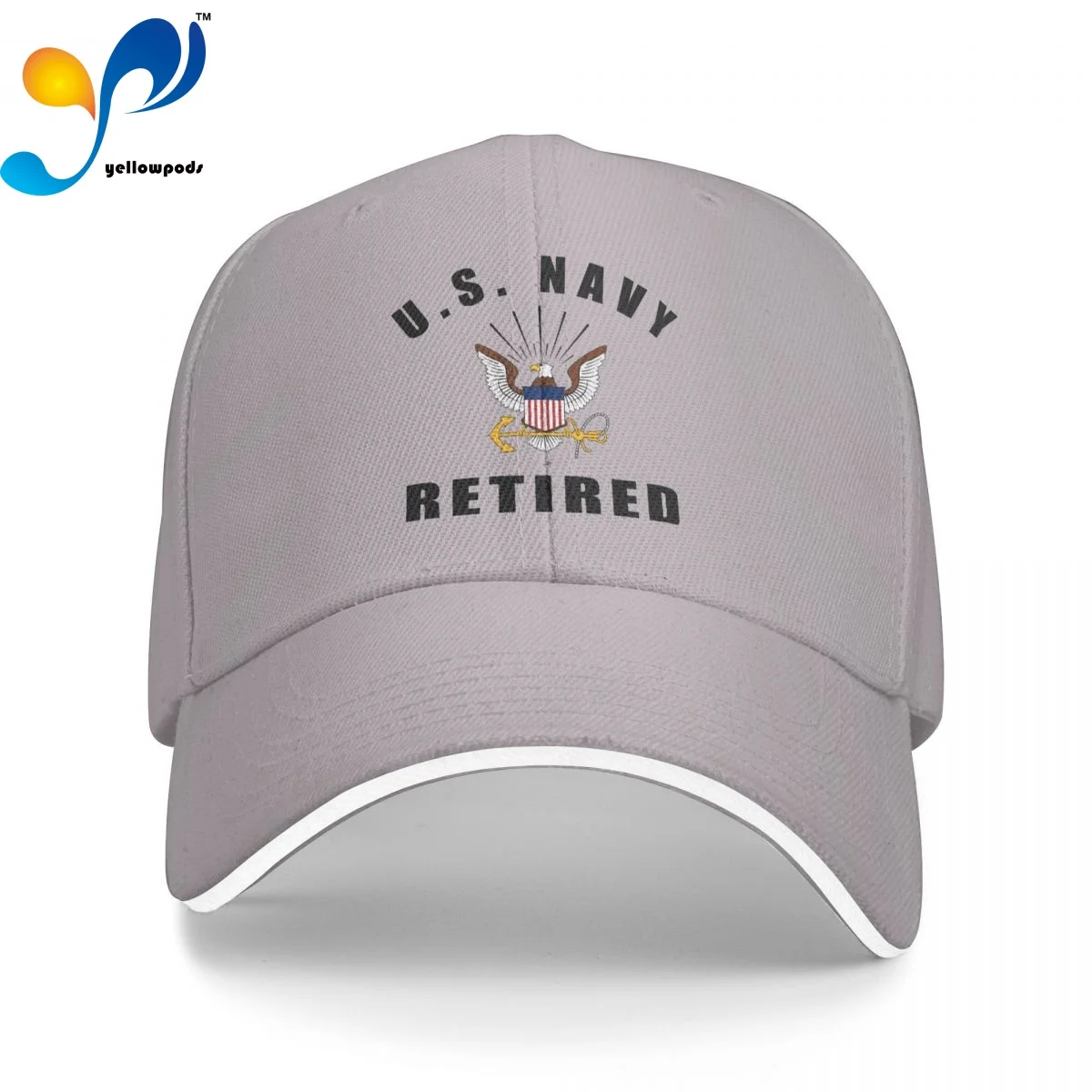

U.S. NAVY RETIRED Trucker Cap Snapback Hat for Men Baseball Mens Hats Caps for Logo
