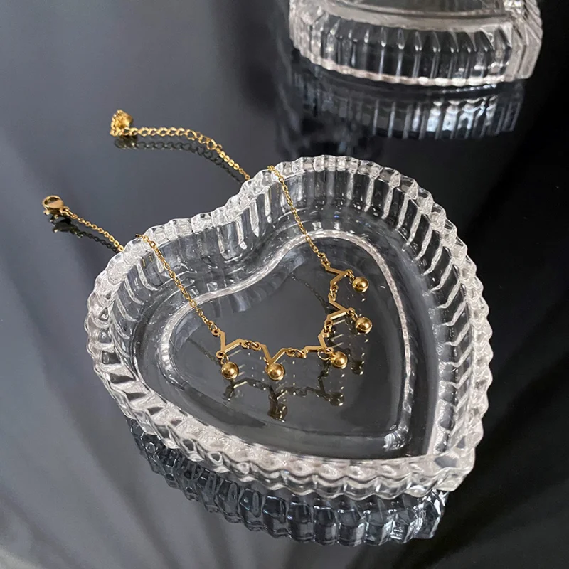 European and American Sexy Niche Design Crown Type Women's Anklet Titanium Steel Does Not Lose Colour Fashion Versatile Jewelry