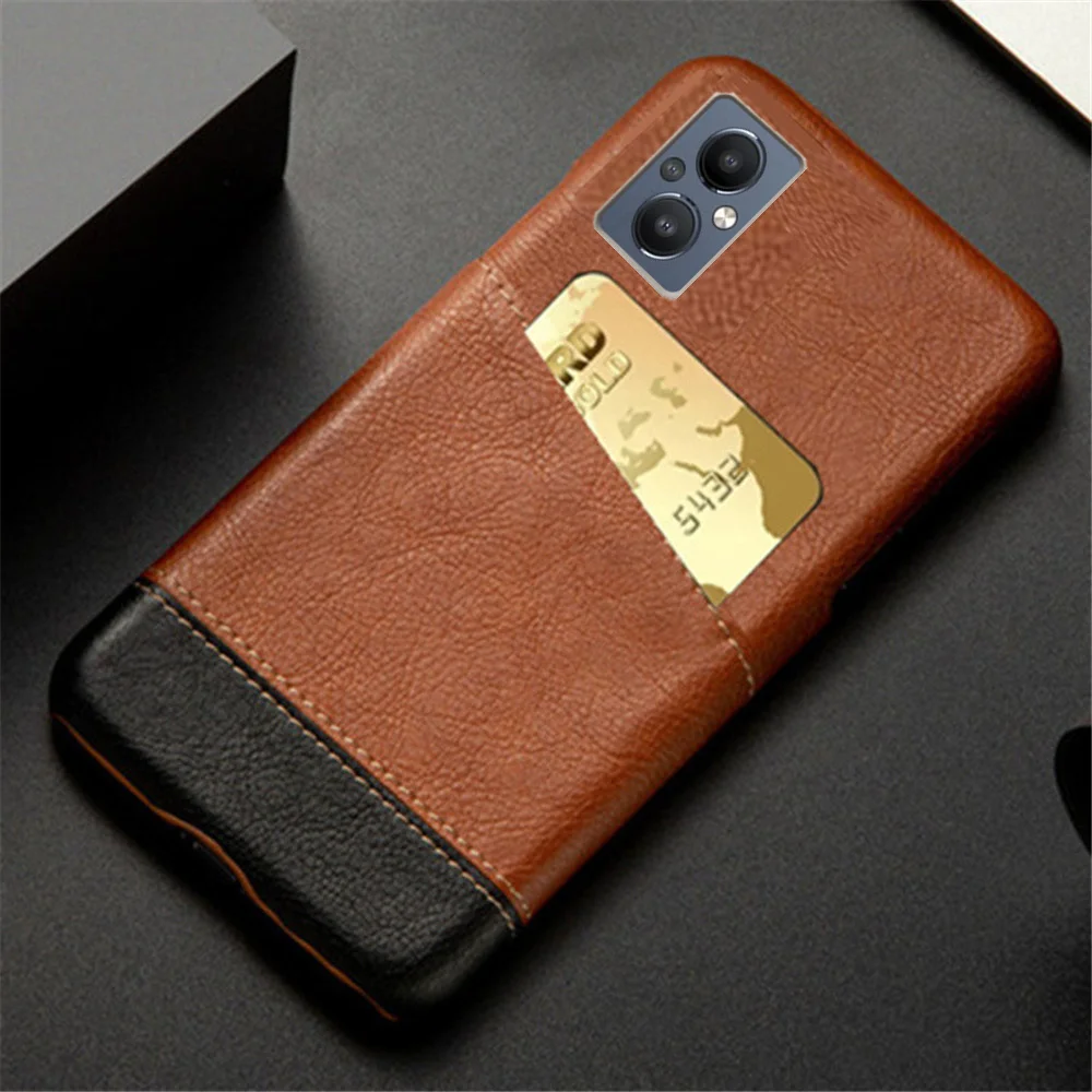 

For Oppo Reno 7Z 5G Case Card Slot Holder Mixed Splice PU Leather Cover For Oppo Reno7 Z 5G Cover For Oppo Reno 7Z 7 Z 5G Funda