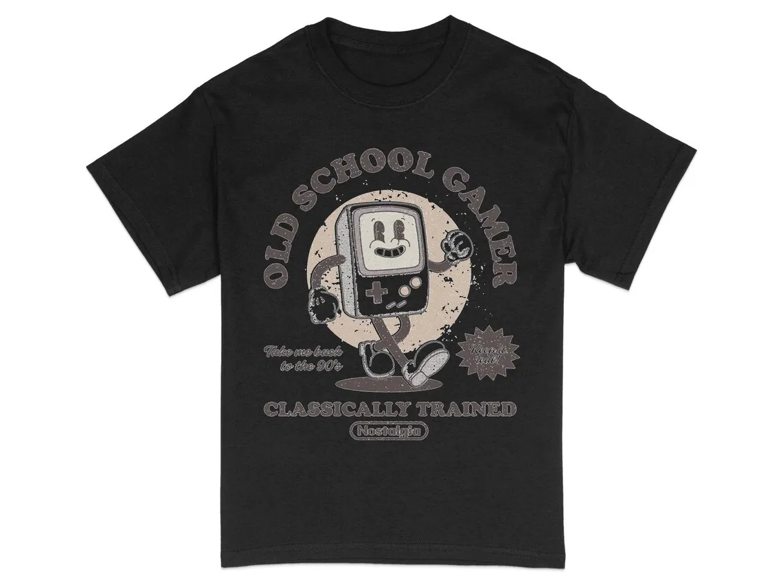 Ретро-консоль для видеоигр в винтажном стиле тройник старой школы 90-х подарок Geek