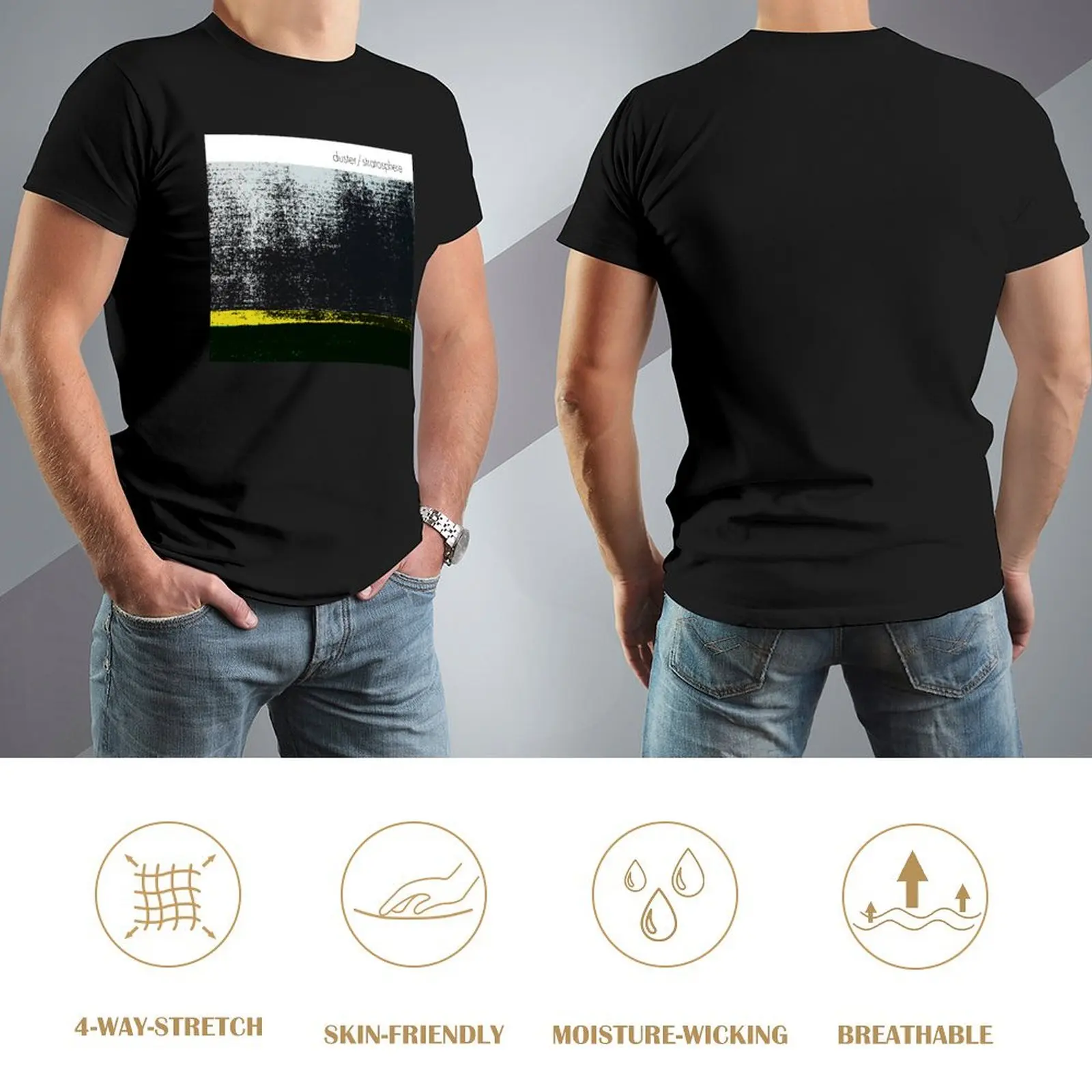 Дастер - Стратосфера винтажная футболка Shoegaze заготовки летние топы рубашки с