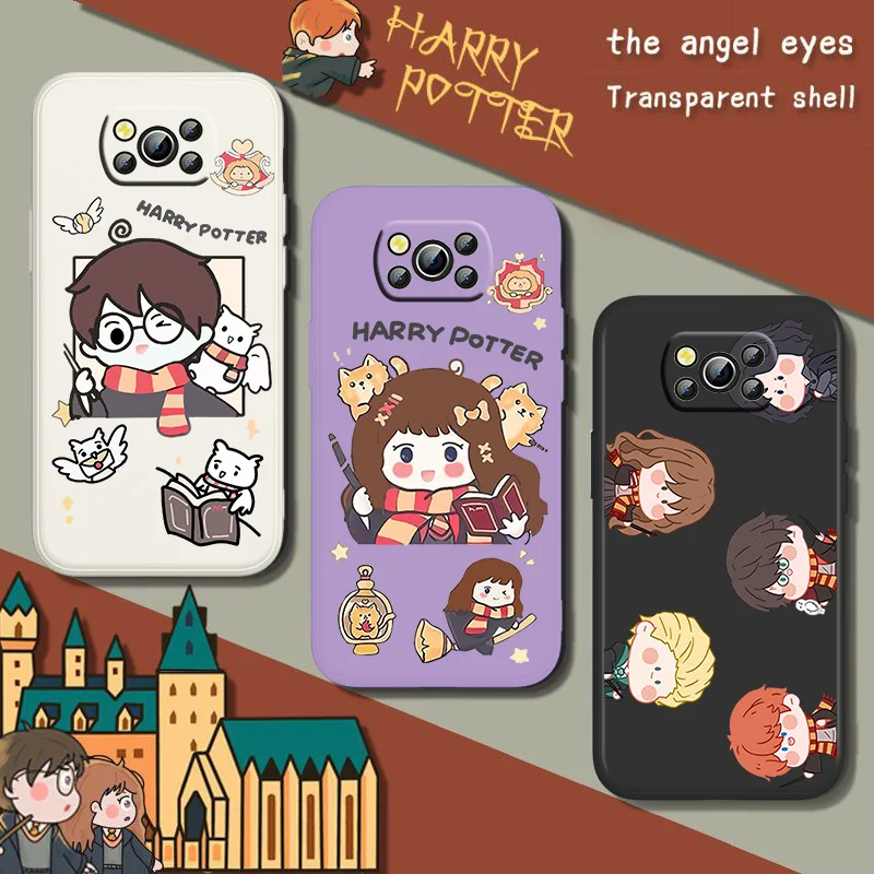 

Good looking Harrys Potterr Anime Characters Phone Case For XiaoMi POCO X2 X3 X4 GT NFC M3 M4 F3 F4 GT C3 C31 C40 Liquid Rope