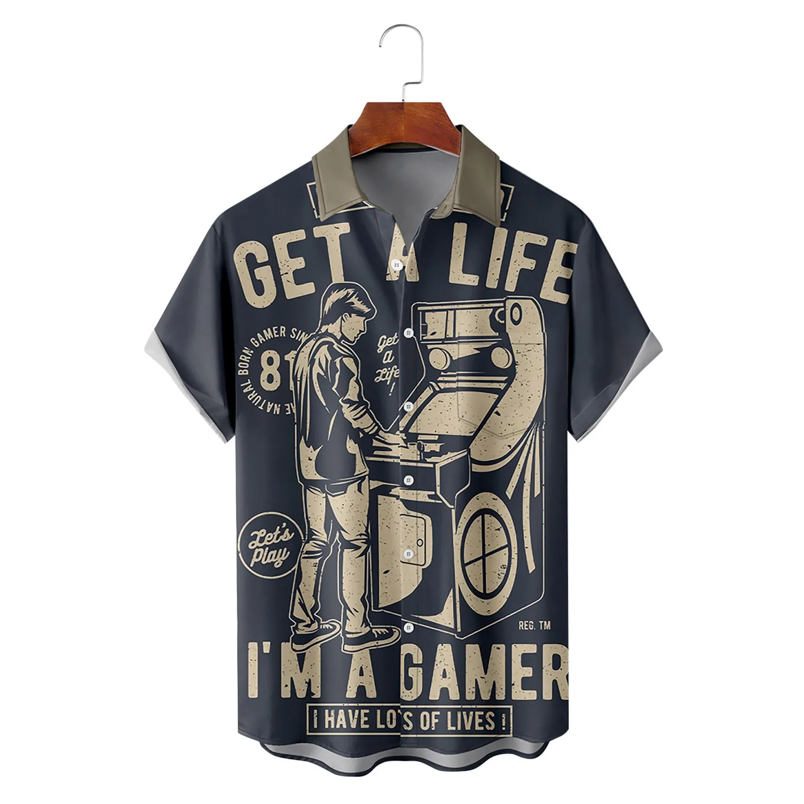 

2023 3D Print Painting Floral Hawaiian Shirt Men Women Turn Down Collar Vintage Street Turn Down Collar European American Style