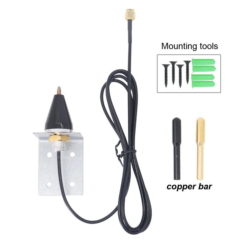 Wall Mount 2.4G WiFi Omni External Aerial 12dbi Indoor / Outdoor Pure Copper Antenna Woth Bracket