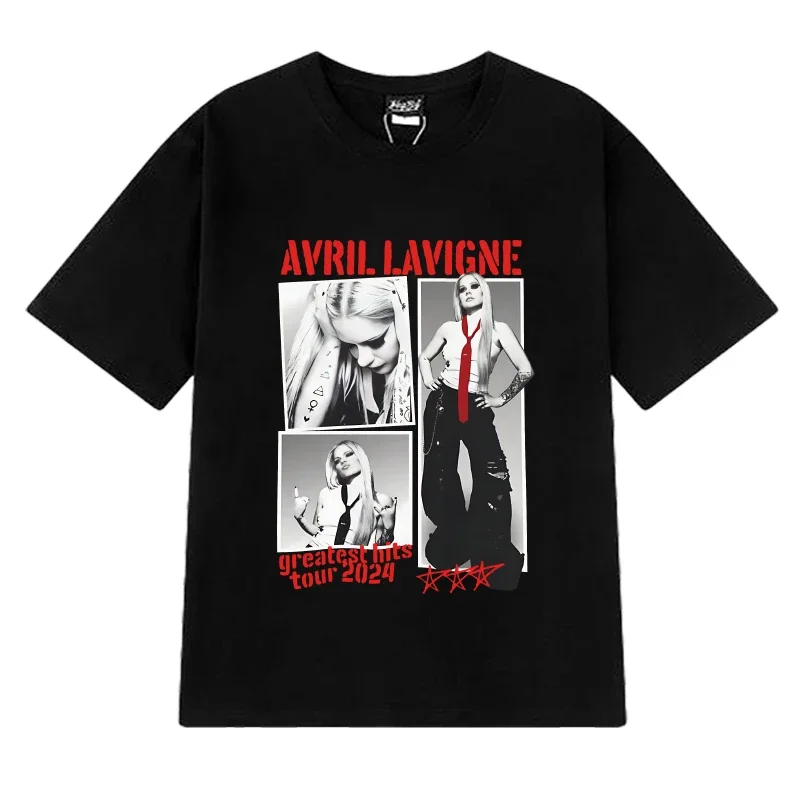 Горячая Распродажа Avril Lavigne Greatest Hits Tour 2024 футболка с принтом для мужчин и женщин