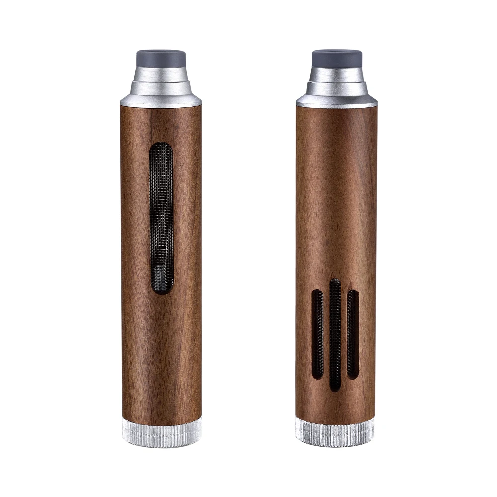 Портативная деревянная пепельница для автомобиля ручная из ореха дома и улицы