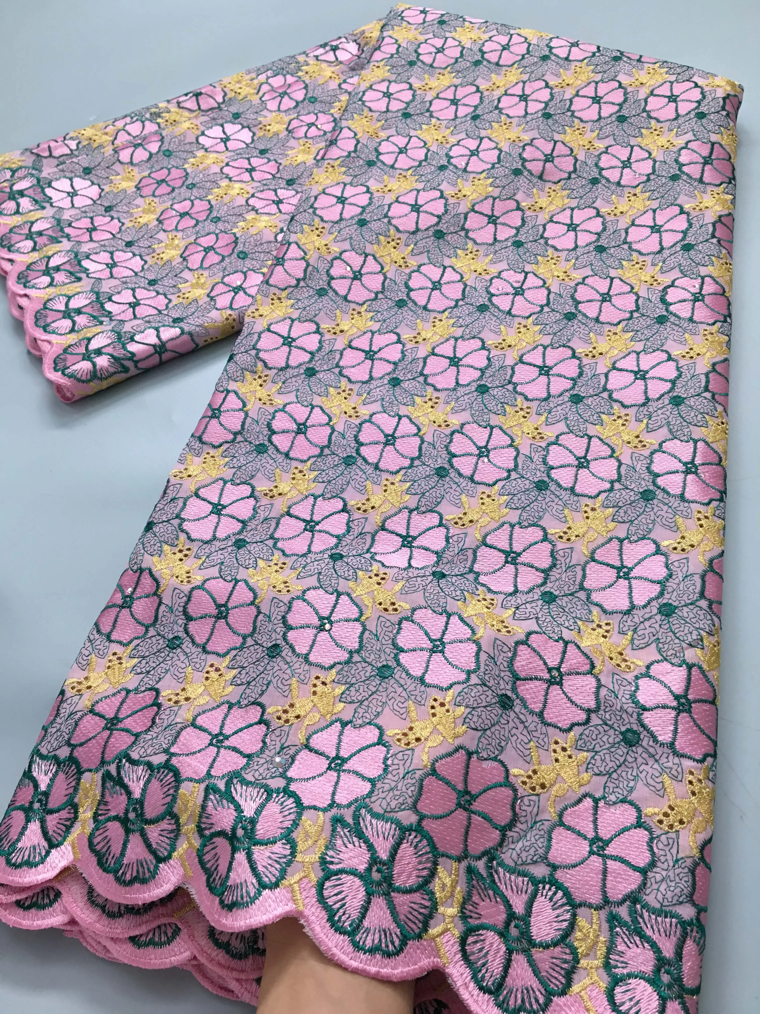 Швейцарская вуаль кружево в Швейцарии хлопок новейшая африканская нигерийская