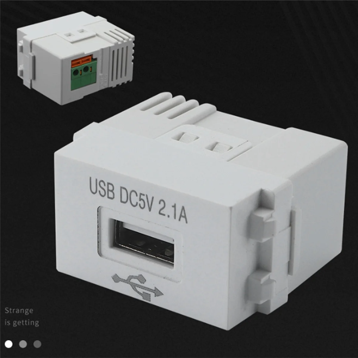 Панель для зарядки мобильного телефона USB-модуль питания розетка 220 В 2 1 А