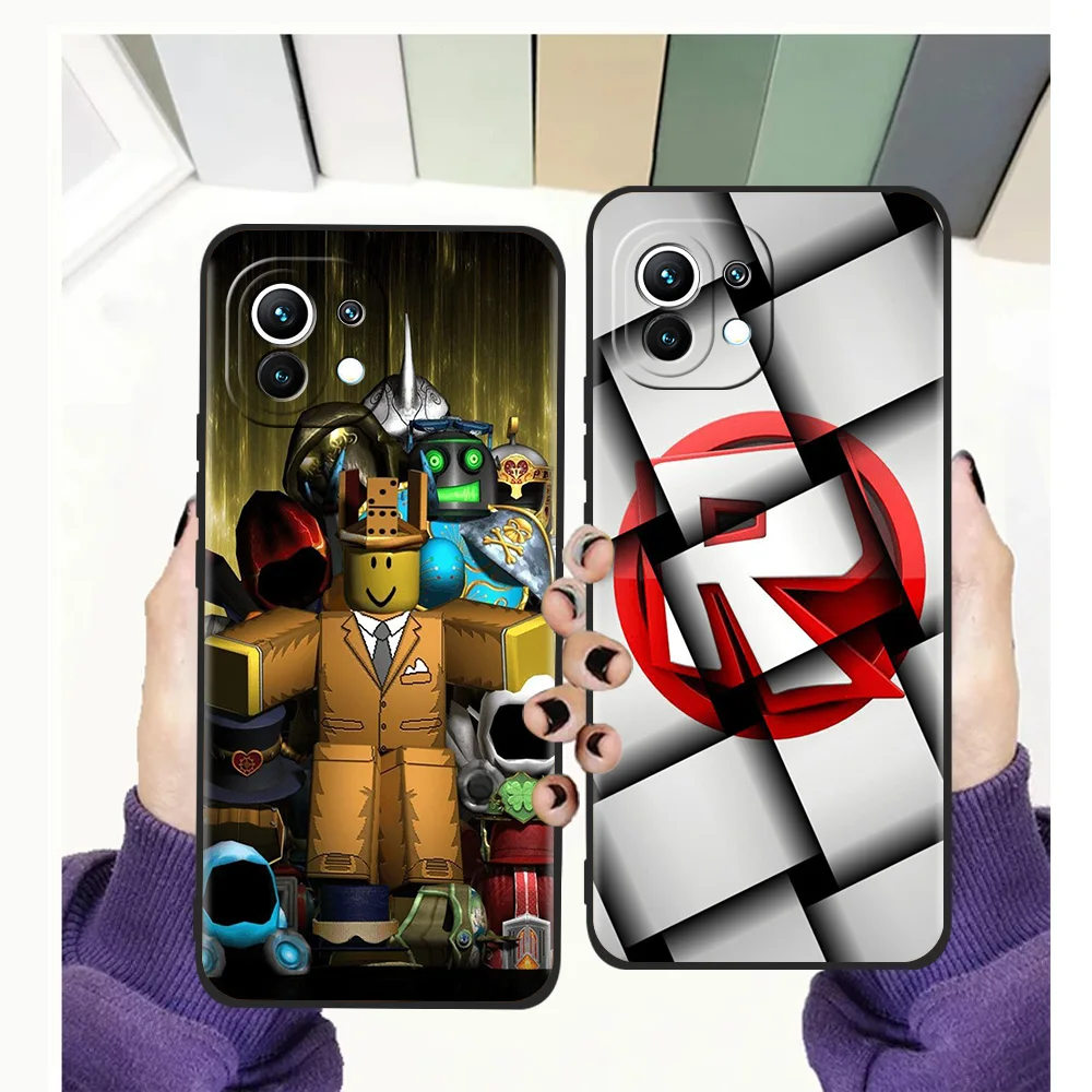

Hot Robloxes Game Phone Case For Xiaomi Poco X3 X4 NFC F3 M3 GT 11 Ultra 11X 11i Pro Plus 9T Note 10 10T Lite 5G Soft Cover TPU
