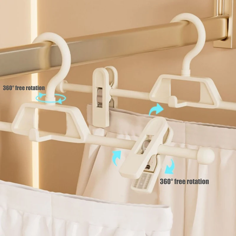 Вешалка для юбки Регулируемые зажимы брюк Экономия места Вешалки Нескользящая