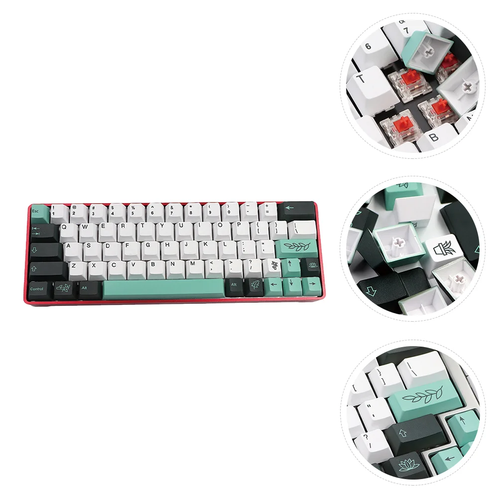 

1 Set of 137pcs Mechanical Keyboard Keycaps Personalized Computer PBT Keycaps