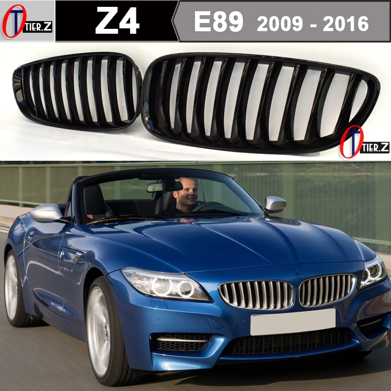 

Front Center Kidney Bumper Grille Piano Grills for BMW Z4 E89 Roadster 2009 - 2016 sDrive20i sDrive23i sDrive30i sDrive35is