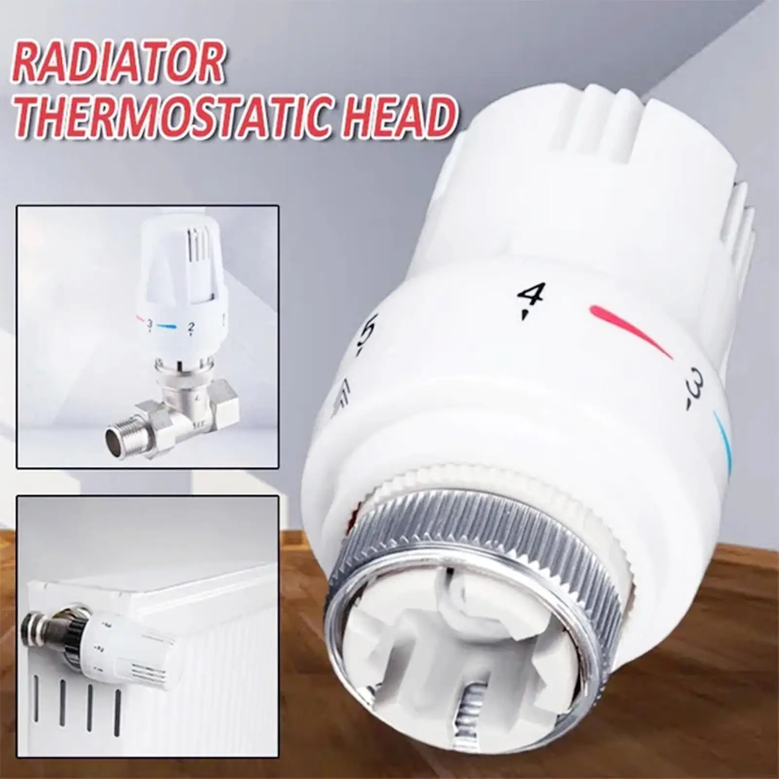 

Electric Thermostatic Radiator Valve M30 x1.5 Heating System Pneumatic Temperature Plumbing Control Valves Remote Controller Hom