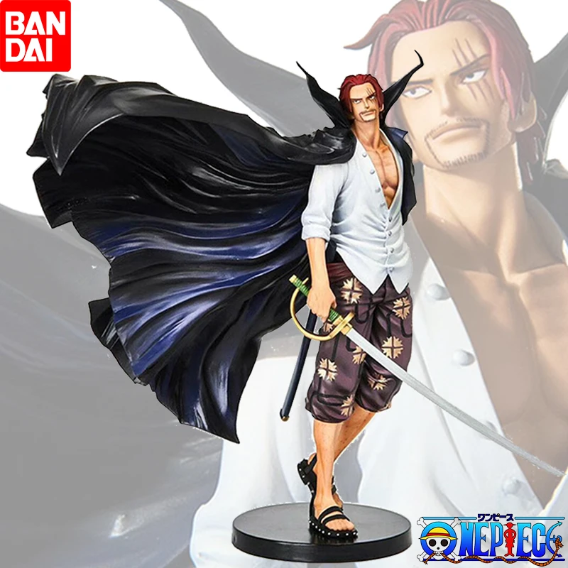 

Original One Piece Film Red Shanks Figure DXF Four Emperors Red Hair Anime Action Figurine PVC Statue Model Collectible Toy
