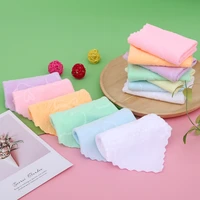 1pc baby towel washing hand towel microfiber childrens square cleansing soft quick drying small towel hook up handkerchief