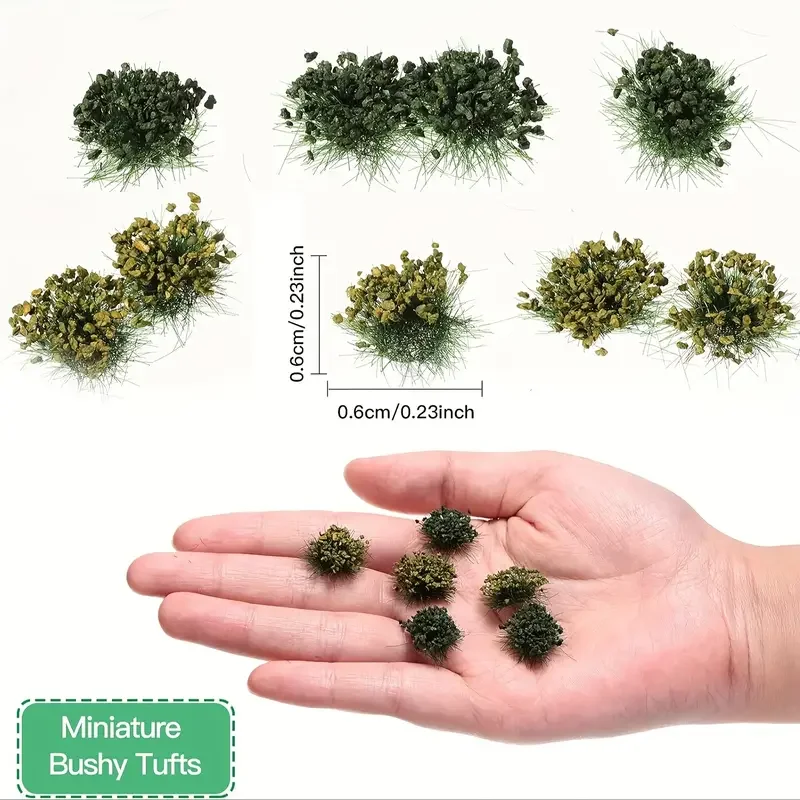 1/35-72 миниатюрная масштабная имитация пуфта статическая модель травы военный