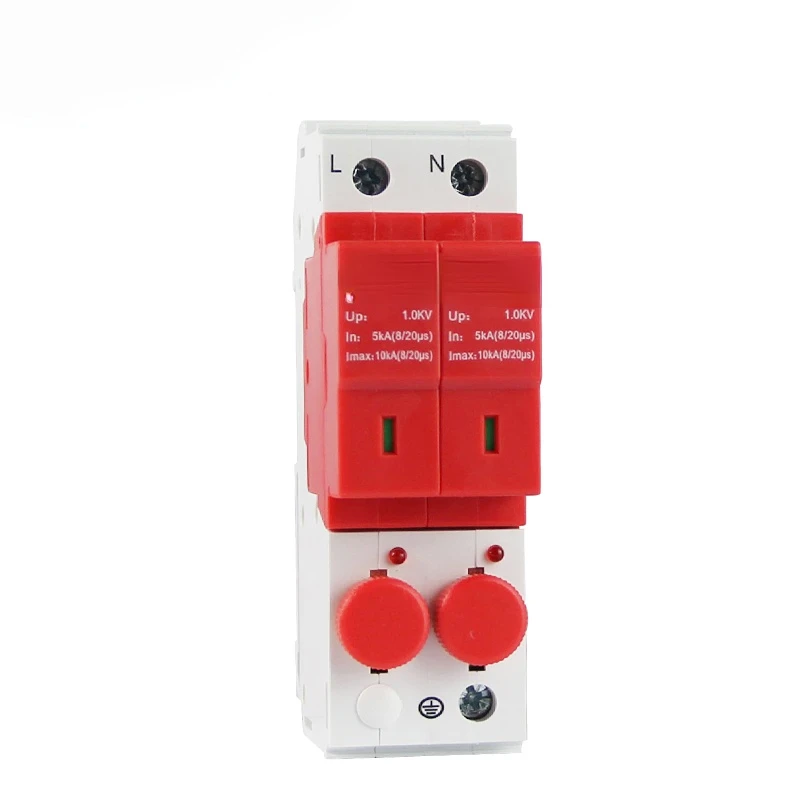 

New design surge arrester fuse protection protective solar device for low voltage using mov
