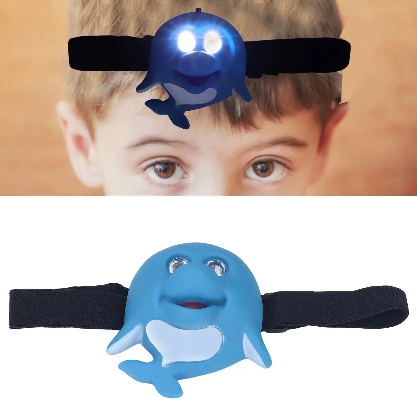 Рисунок 6 - Детский налобный фонарь в форме голубого дельфина