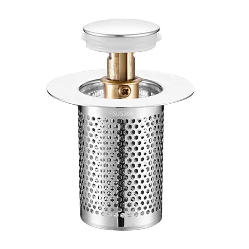 

Sink Strainer Sink Stopper Bathroom Drain Durable Stainless Steel Food Catcher For Kitchen Sink Bathroom Washbasin Bathtub And