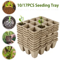 1017 pcs rganic biodegradable paper pots plant starters seedling herb seed nursery cup kit eco friendly home cultivation