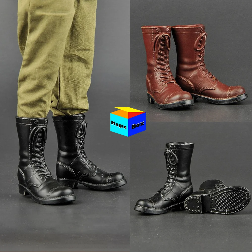 

ZYTOYS ZY1027 масштаб 1/6 мужской солдат США M42 боевые ботинки ПВХ полые ботинки для 12-дюймовых экшн-фигурок тела реквизит военной сцены