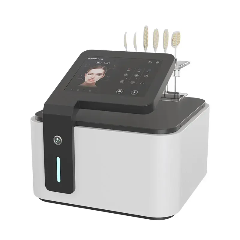 Фото Портативная машина для подтяжки лица Emrf Peface Rf V Line Ems Pe Face Sculpt Machine PE-face RF машина против старения №3