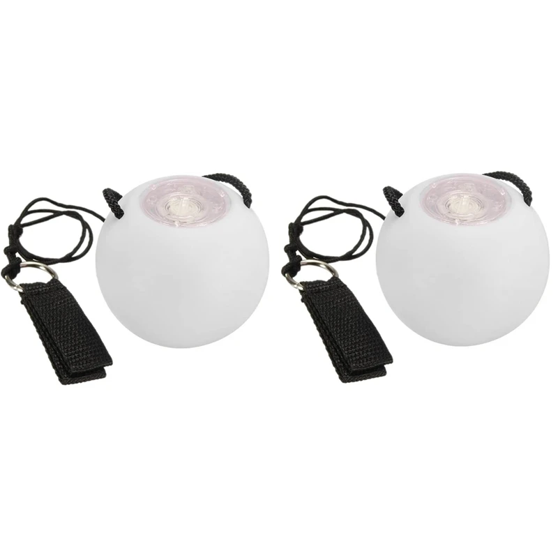

2 Pcs LED Poi Balls Glow Poi Balls LED Glow Rainbow High Strobe Spinning Ball For Children Adults