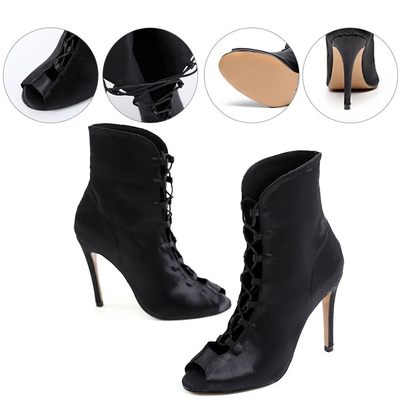 Hipposeus Dance-Shoes Women Girls Latin Salsa Tango Ballroom Dancing Shoes Ladies Soft Bottom Modern Dance Shoes Professional