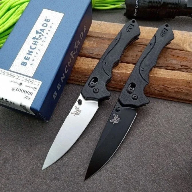 

Outdoor Benchmade 615Tactical Folding Knife G10 Handle Survival Camping Portable Pocket Kinves EDC Defense Tool