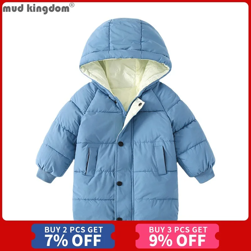 

Mudkingdom Big Boys Girls Padded Coat Winter Warm Hooded Solid Slant Pocket Windbreaker for Kids Clothes Heavyweight Clothing