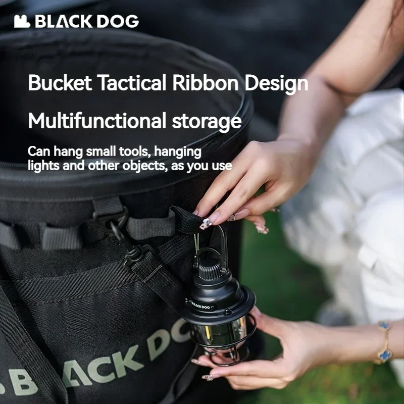 Naturehike BLACKDOG Кемпинг Открытая сумка-ведро Портативная легкая складная