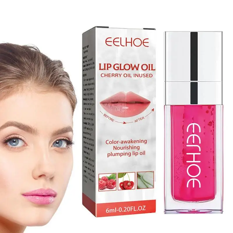 

Масло для губ, Увлажняющий блеск для губ, тонированный, 6 мл, прозрачный питательный блеск для губ, бальзам для губ, не Липкое масло для губ, то...