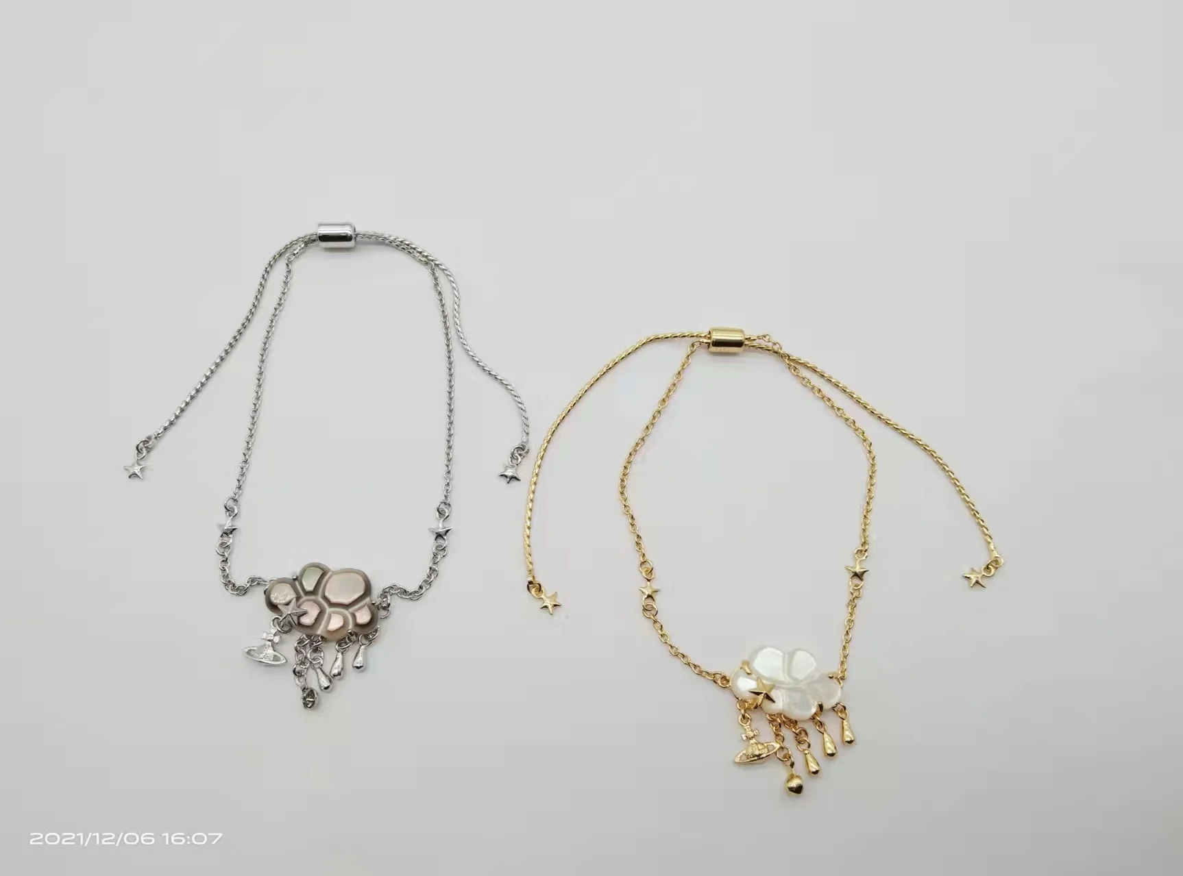 

punkClassic Fashion Punk Adjustable Bracelet, Little Saturn Personality Dark Clouds, Luxury Jewelry Designer, Gift for Women