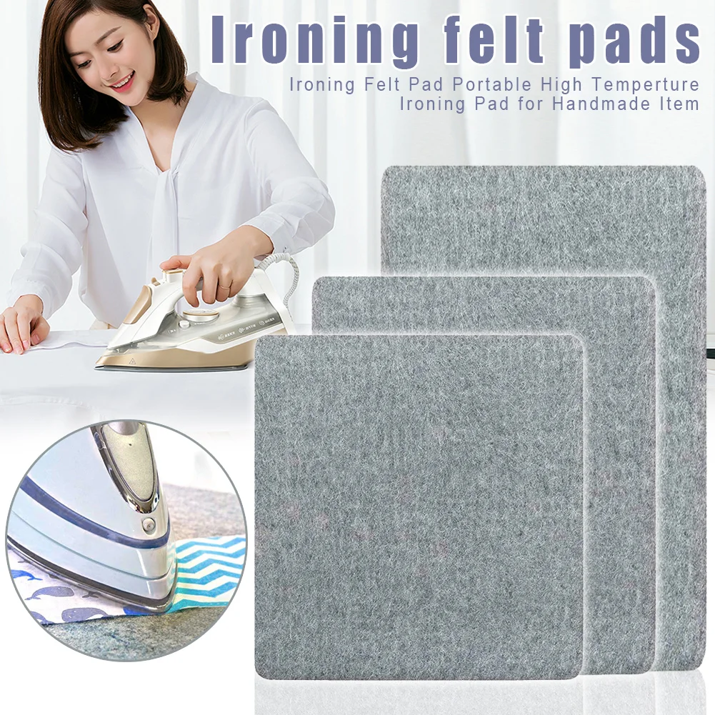 

Wool Pressing Mat Ironing Pad High Temperature Ironing Board Felt Press Mat for Home Protective Insulation Blanket 3 Sizes