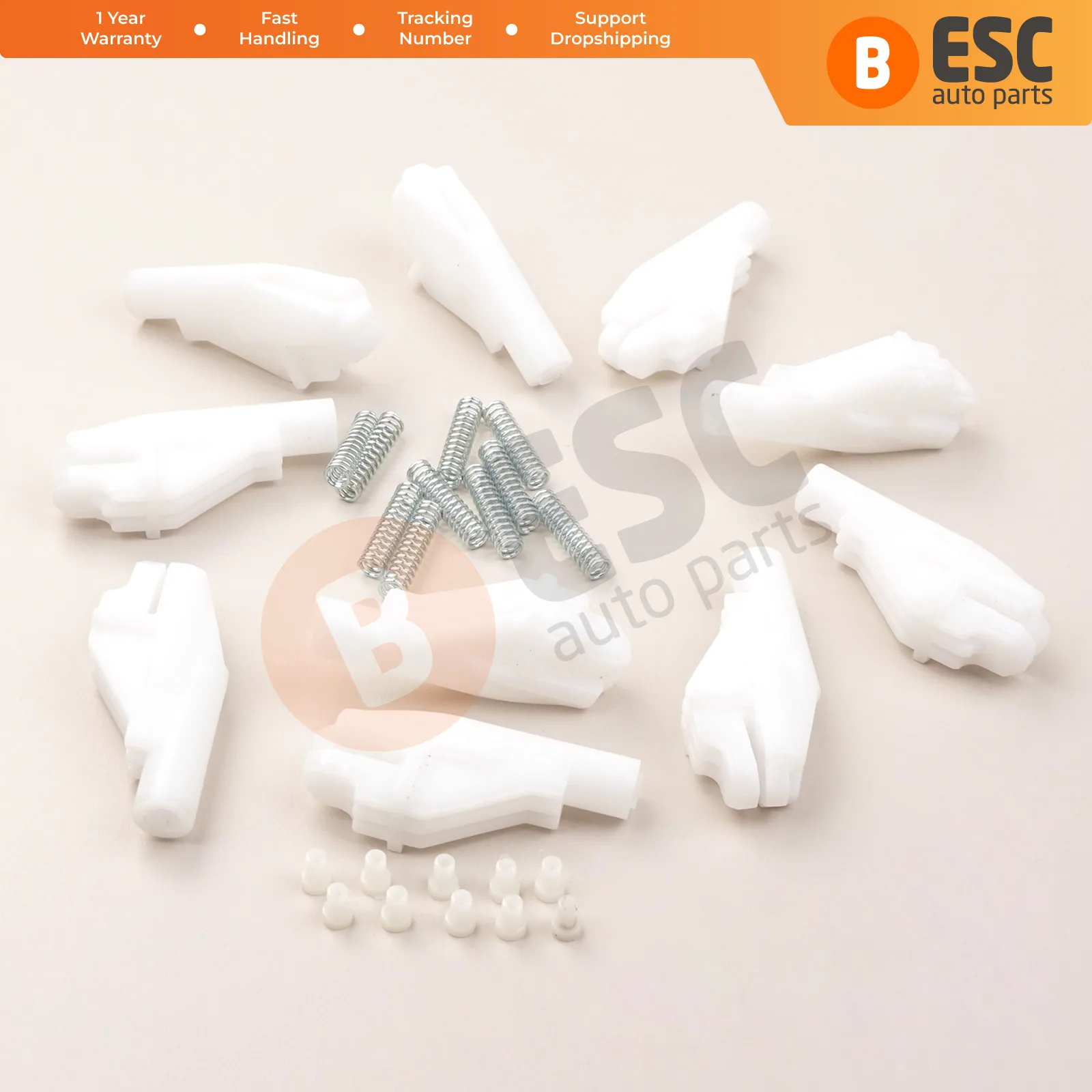 

Автомобильные запчасти ESC ECP048, 10 шт., Наконечник Троса для стеклоподъемника, намоточный механизм типа BCP048, быстрая обработка