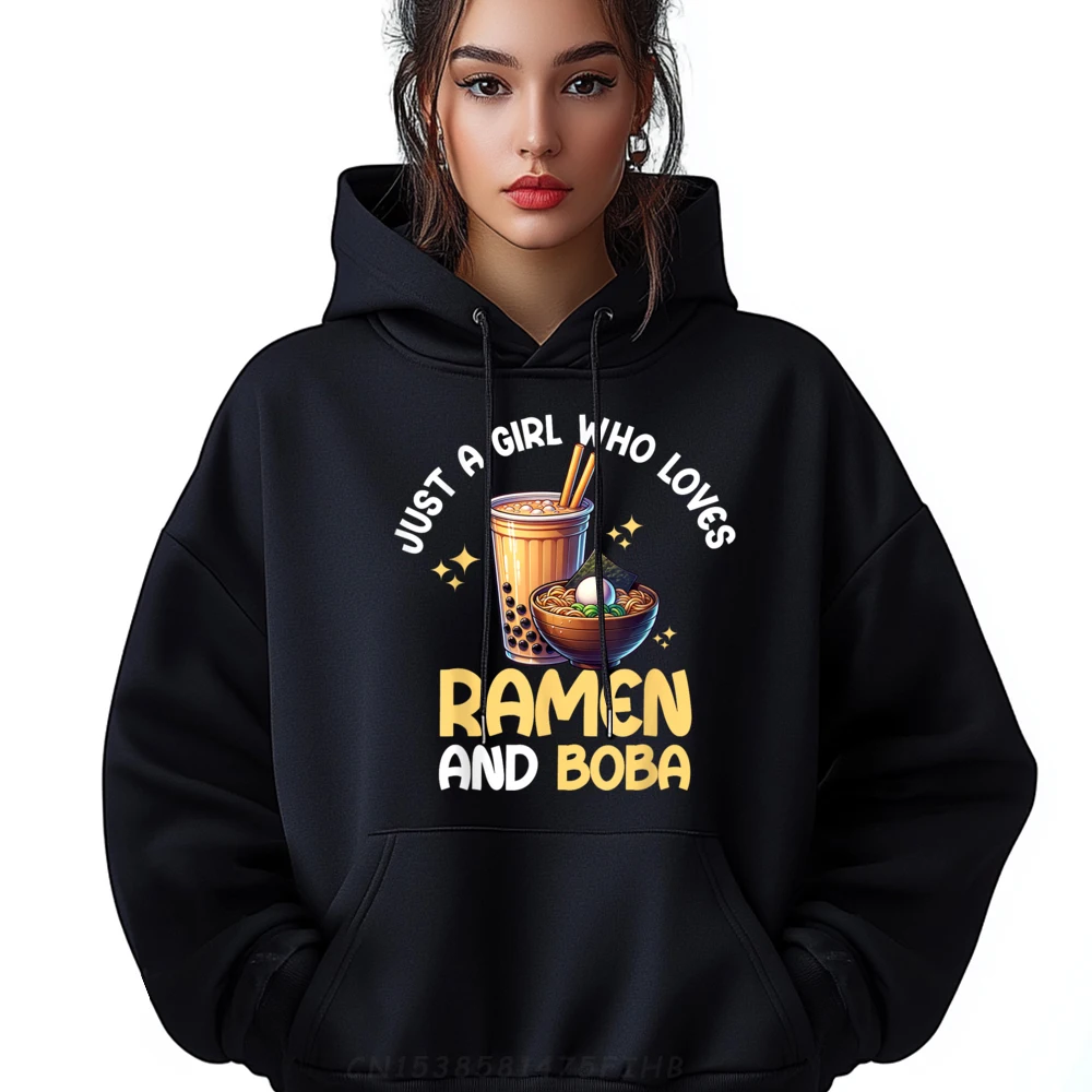 Просто кто любит Рамен и Боба. Крем-толстовки с капюшоном Ramen And Bubble Tea DURABLE Фигурки