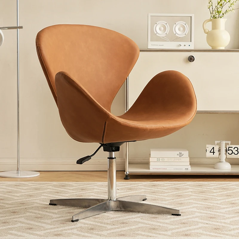 

Swivel Nordic Office Living Room Chairs Accent Dining Makeup Design Computer Chair Relaxing Cadeira Designer Furniture YX50LC