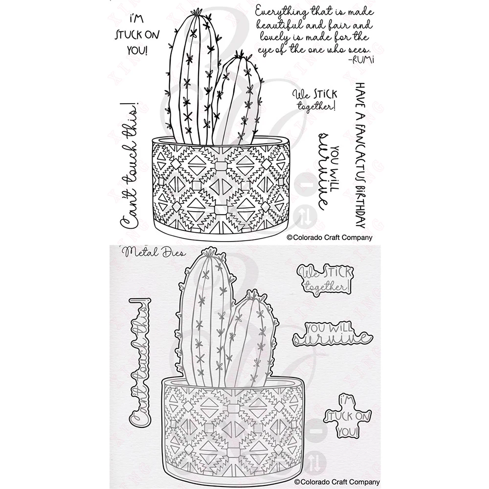 

Kris Lauren Can't Touch New Metal Cutting Dies Silicone Stamps Set Scrapbook Diy Decoration Embossing Album Card Craft Stencils