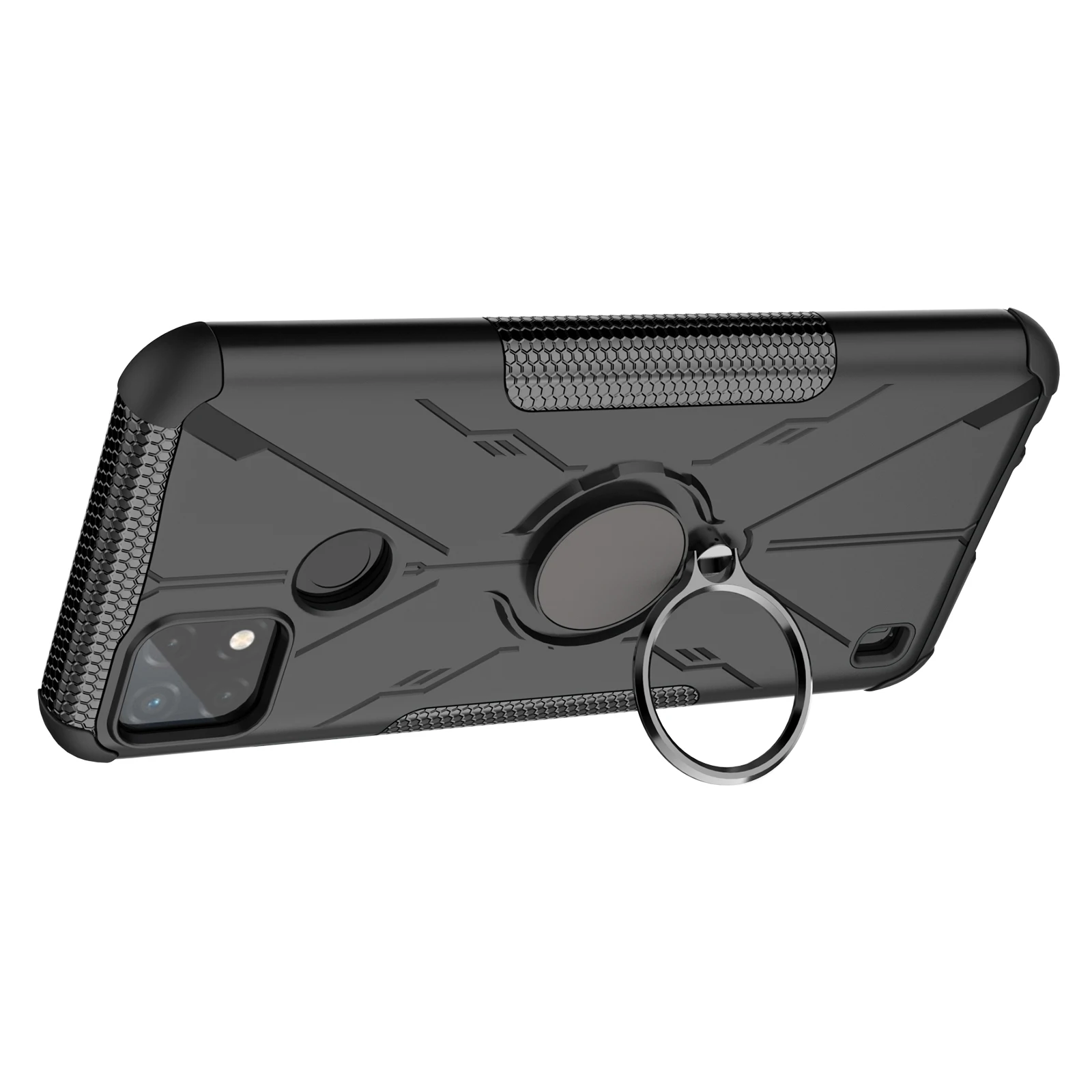 Shockproof Cover For Realme C21Y Case Realme C21Y Cover 6.5 inch Hard Holder Back Protective Bumper For Realme C21Y C20 C21 C25Y