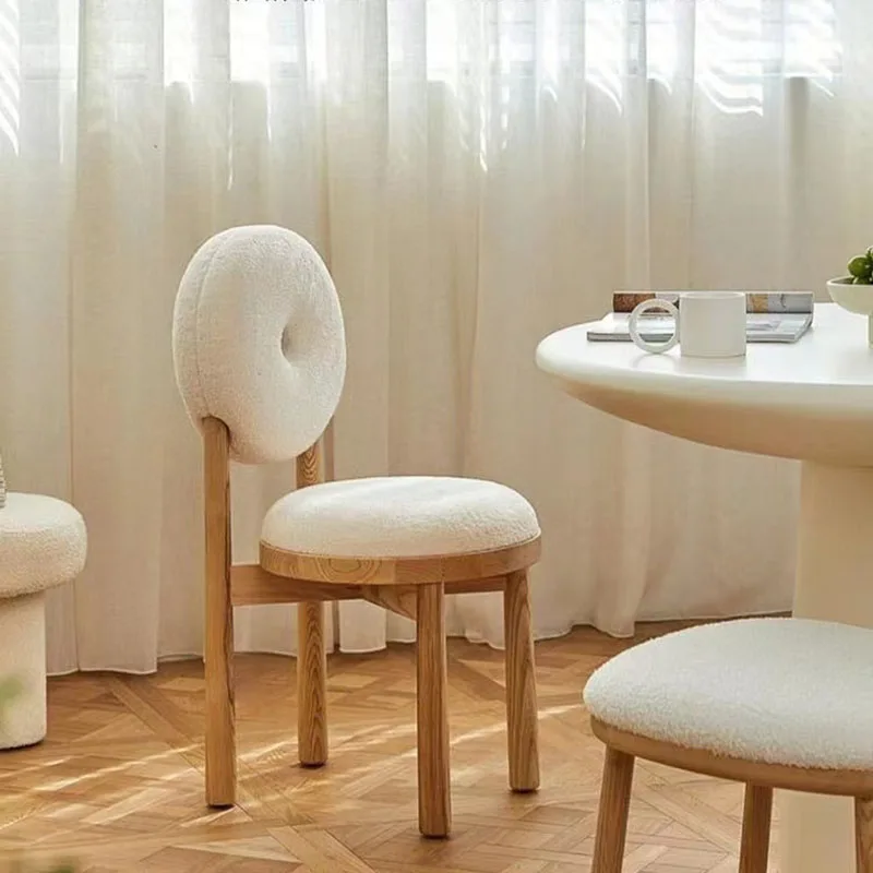 

Bedroom Ergonomic Dining Chairs Nordic Floor Minimalist Vanity Dining Chairs Funky Sedie Sala Da Pranzo Furniture Dining Room47