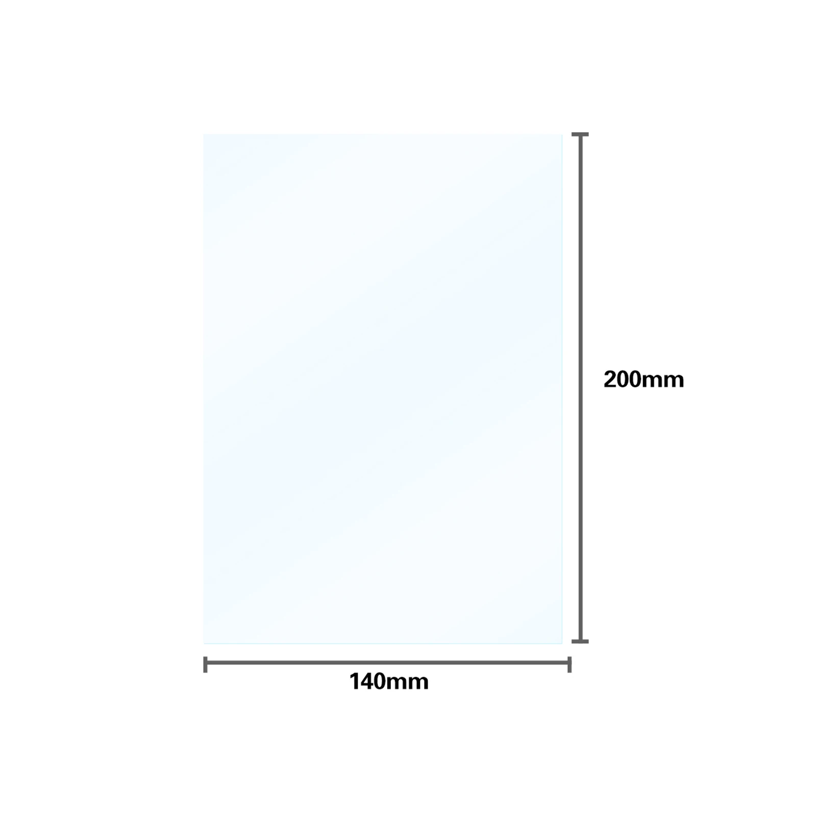 5 шт. DLP SLA LCD Смола 140*200 мм дюйма UV FEP пленка выпуск лист для ANYCUBIC Photon Wanhao Дубликатор